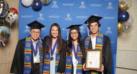 Graduates at the Celebration of Achievement and Excellence