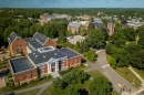 aerial shot of campus